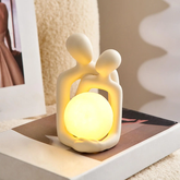 Lampe de nuit en forme de statue de couple